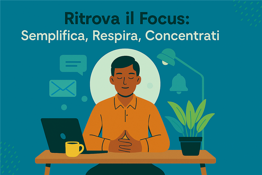 Come migliorare il Focus al lavoro: tecniche pratiche per aumentare la concentrazione
