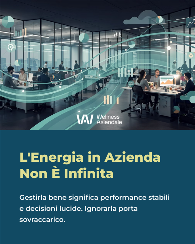 L’energia in azienda: come focus e responsabilità determinano la produttività reale